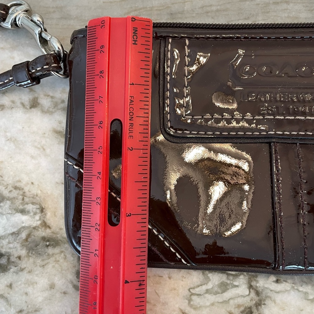 Coach Patent Leather Wristlet - Picture 9 of 9
